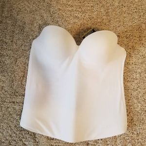 Coobie Bustier Lingere Bra - 36C/White